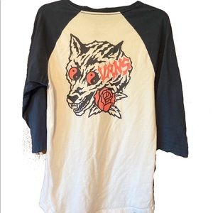Vans Crazy wolf baseball T
